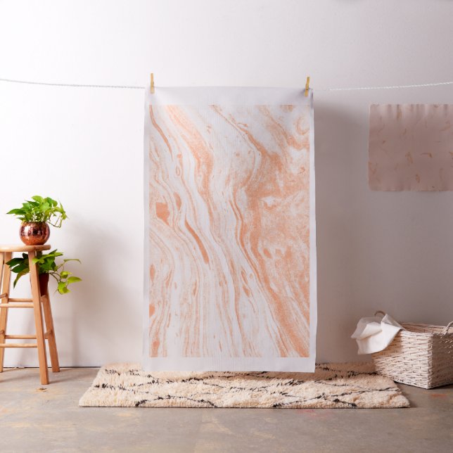 Light Orange spotted Marble Stone Fabric (In Situ)