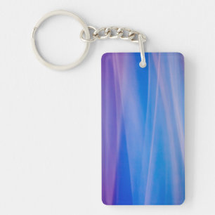 Light painting abstract colour trails key ring