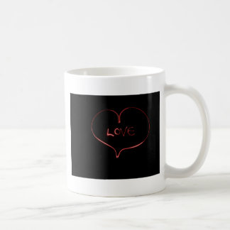 Light Painting Heart Coffee Mug