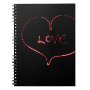 Light Painting Heart Notebook