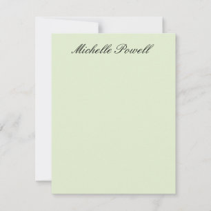 Light Pastel Colour Trendy Script Modern Card