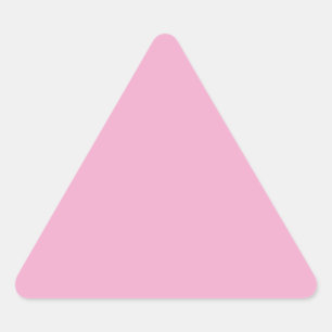 Light Pastel Pink Triangle Sticker