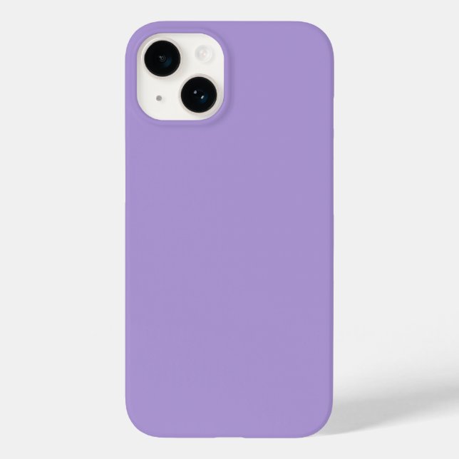 Light Pastel Purple Solid Colour Case-Mate iPhone Case (Back)