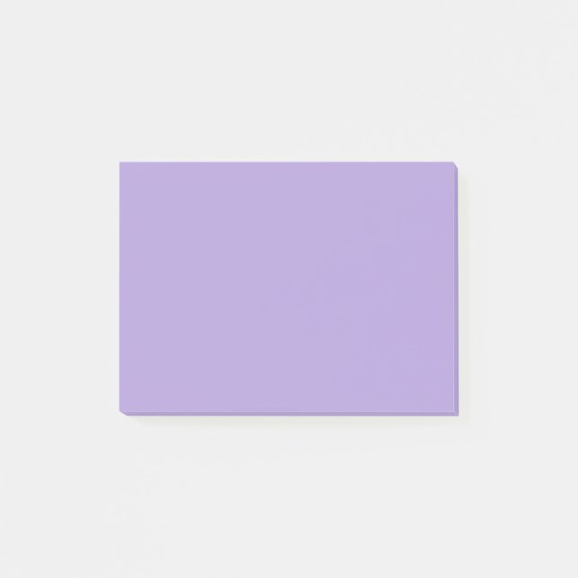 Light Pastel Purple Solid Colour Post-it Notes (Front)