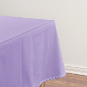 Light Pastel Purple Solid Colour Tablecloth