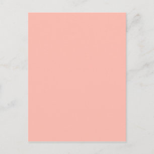 Light Peach Colour Only Nothing But Colour Designs Postcard