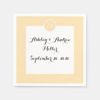 Light Peach High End Coloured Napkin