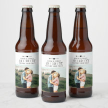 Light Photo | Save The Date | Beer Label