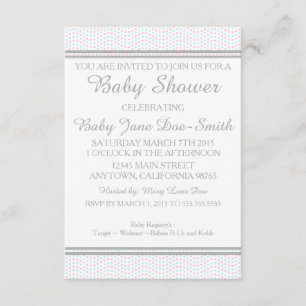 Light Pink and Blue Polka Dot Invite