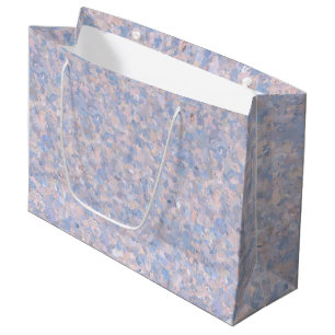 Light Pink and Blue Popcorn gift bag