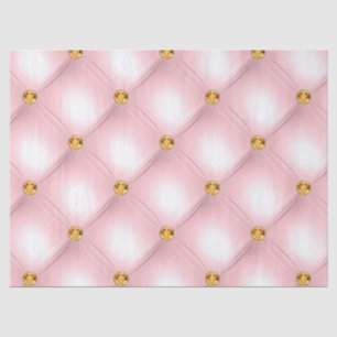 Light Pink and Gold Tufted Tissue Paper