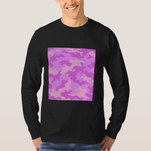 Light Pink Camouflage Art Pretty Pattern Camo T-Shirt