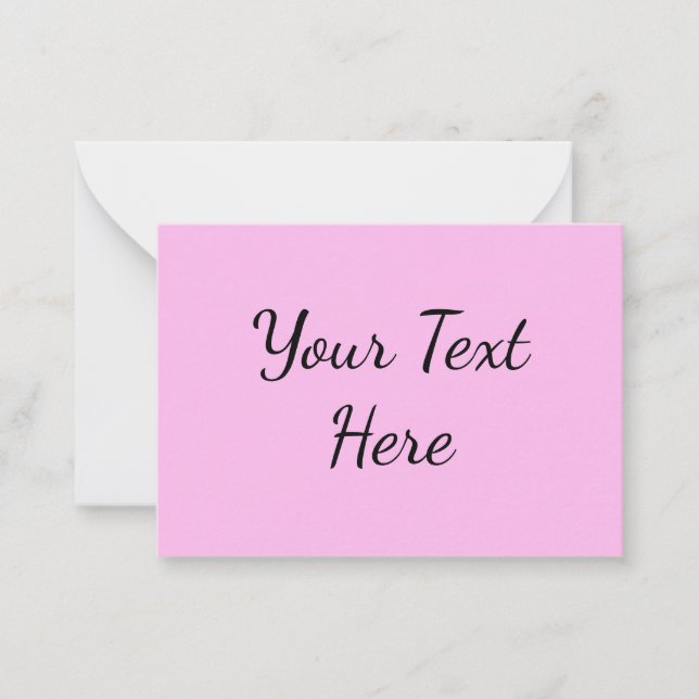 Light Pink Card (Front)