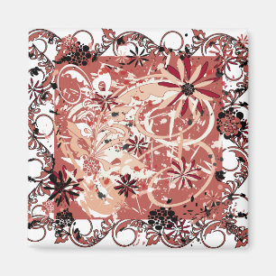 light pink chamomiles magnet