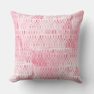 Light Pink Contemporary Lace Pattern Cushion