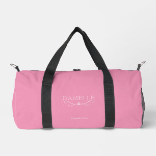 Light Pink Custom Name "Ballet Everyday"  Duffle Bag
