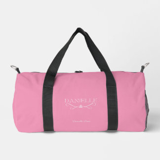 Light Pink Custom Name "Ballet Everyday"  Duffle Bag