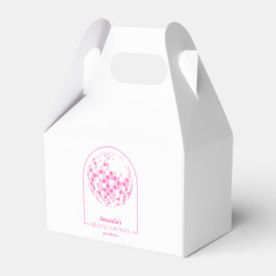 Light Pink Disco Boogie Bridal Shower Favour Box