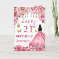 Light Pink Dress Dark Skin Princess Birthday