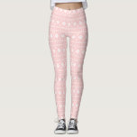 Light Pink Fair Isle Leggings<br><div class="desc">Allover print leggings in a fun holiday fair isle print. Perfect for your next ugly Christmas sweater party or just for spreading cheer all winter long!</div>