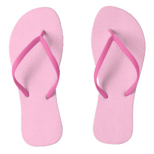 Light pink flip flops