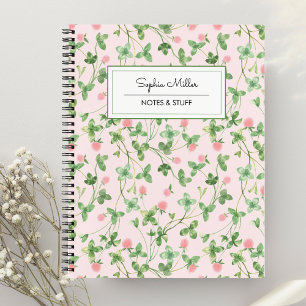  Light Pink Floral Coquette Cottagecore Spiral Notebook
