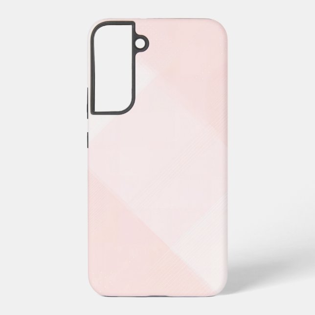 Light Pink Geometric Minimal iPhone Case (Back)