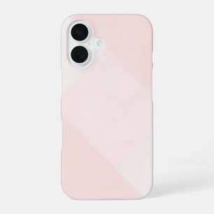 Light Pink Geometric Minimal iPhone Case