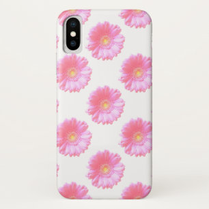 Light pink gerbera daisy iPhone x case
