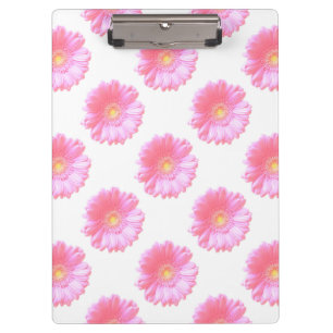 Light pink gerbera daisy clipboard