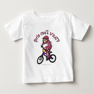 Light Pink Girls BMX Baby T-Shirt