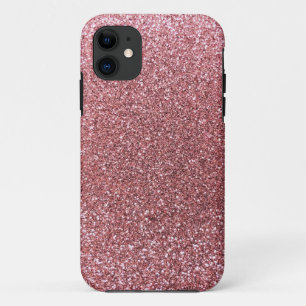 Light pink glitter iPhone 11 case