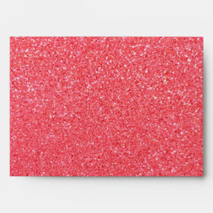 Light pink glitter envelope