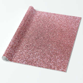 Light pink glitter wrapping paper