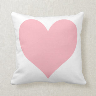 Light Pink Heart Cushion