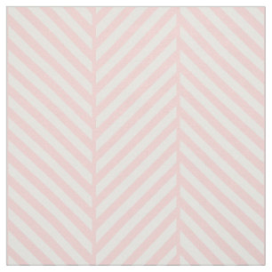 Light Pink Herringbone Large Scale Fabric