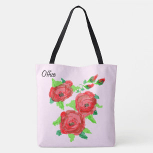 Light Pink Office Tote Bag
