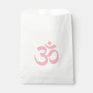 Light Pink Om Symbol Favour Bag