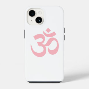Light Pink Om Symbol iPhone 14 Case