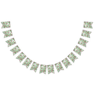 Light Pink Peony & Rose Floral Wedding Bunting