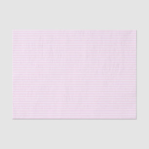 Light Pink Pinstripes Stripes Tissue Paper