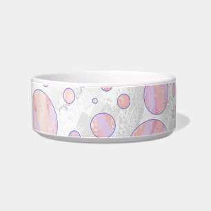 Light Pink Polka Dot Pattern Bowl