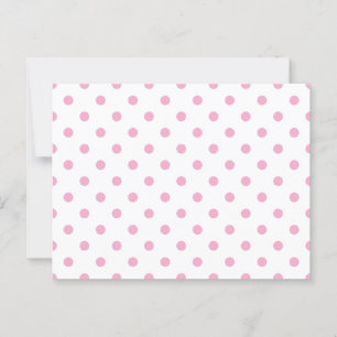 Light Pink Polka Dots Postcard