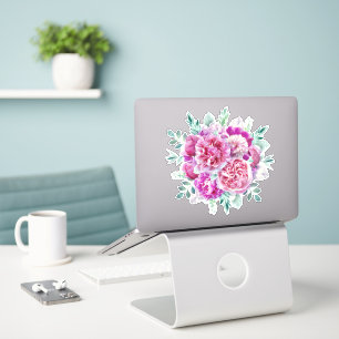 Light Pink & Purple Peonies 
