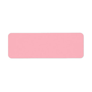 Light Pink Return Address Label