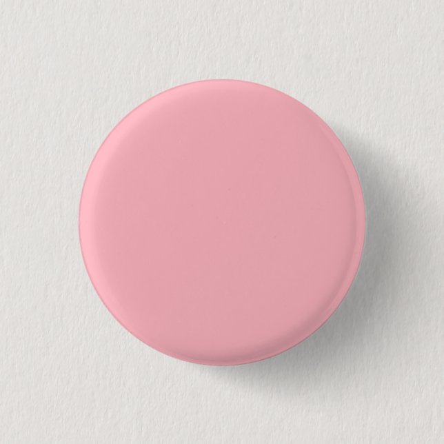 Light Pink Solid Colour 3 Cm Round Badge (Front)