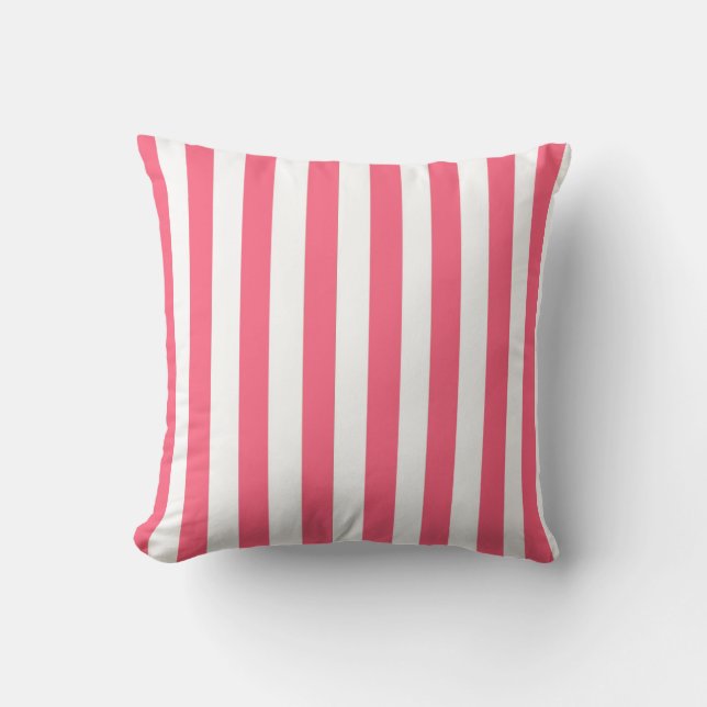 Light Pink Stripe Cushion (Front)