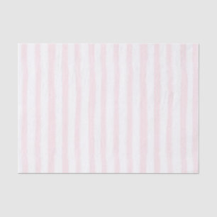 Light pink stripes tissue paper