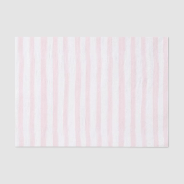 Light pink stripes tissue paper (Front)