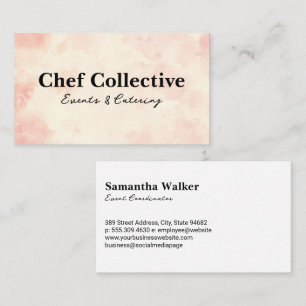 Light Pink Texture Background Business Card